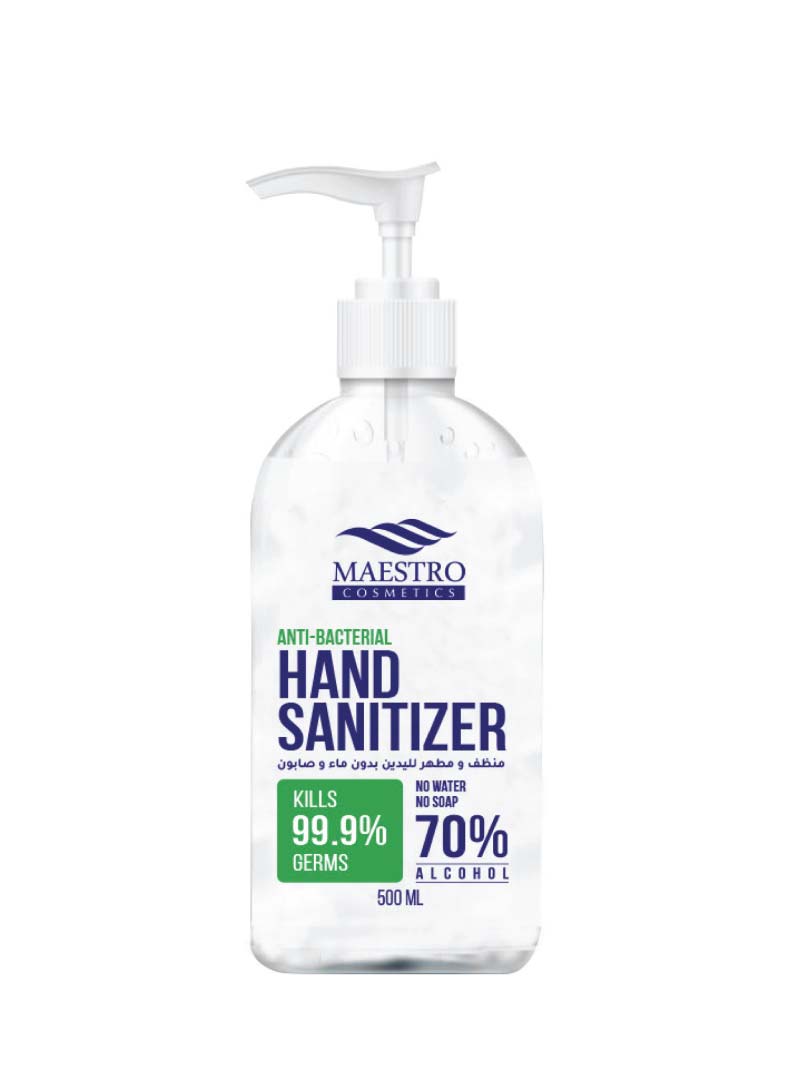 maestro 70% alcohol sanitizer 500ml