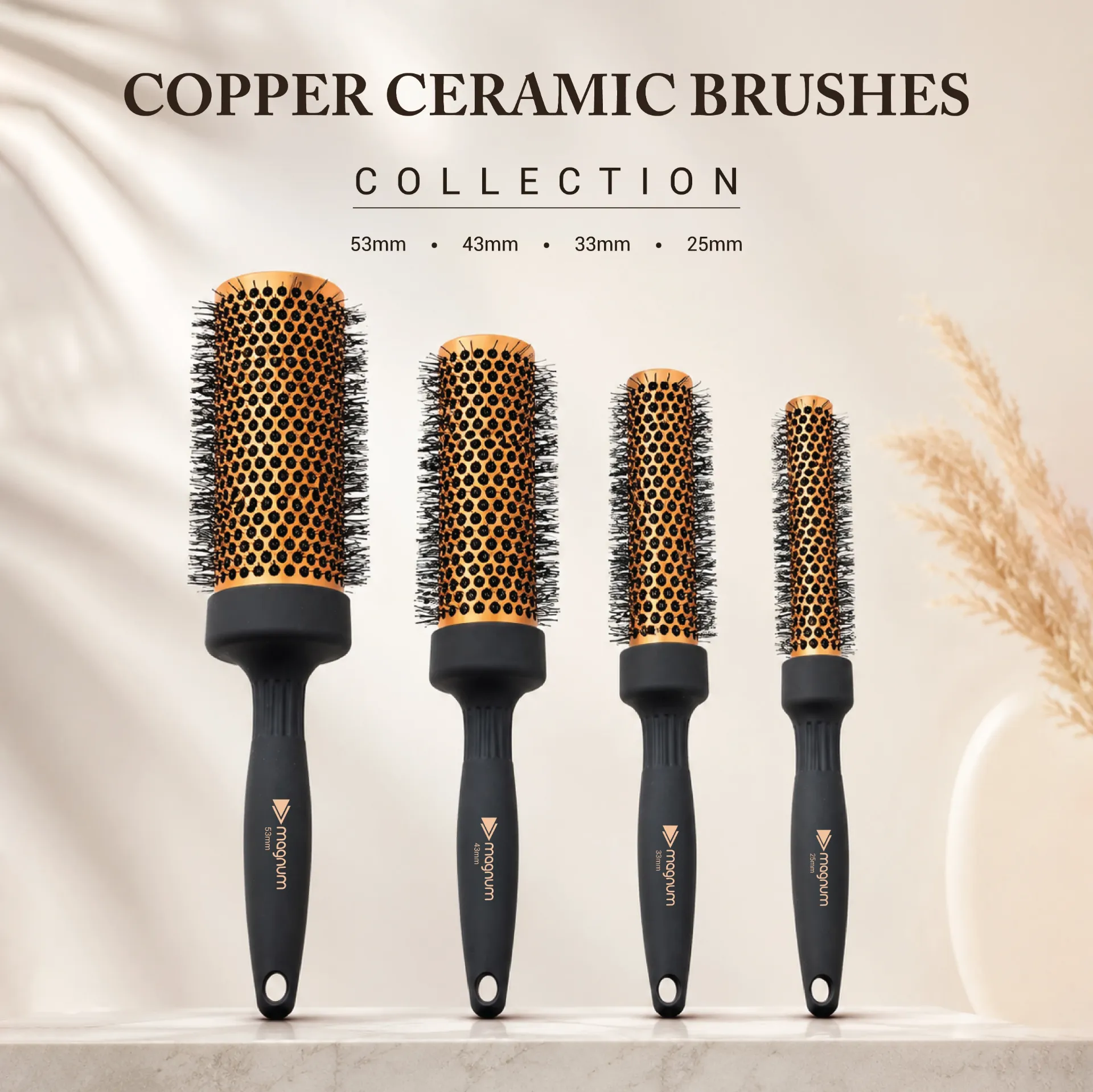 Magnum Copper Ceramic Brushes (25mm)